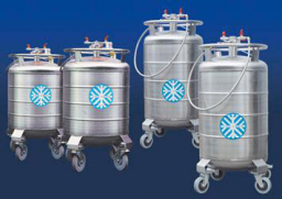 Zbiorniki TYP SK do przechowywania kriogenicznych gazów skroplonych takich jak azot, tlen i argon